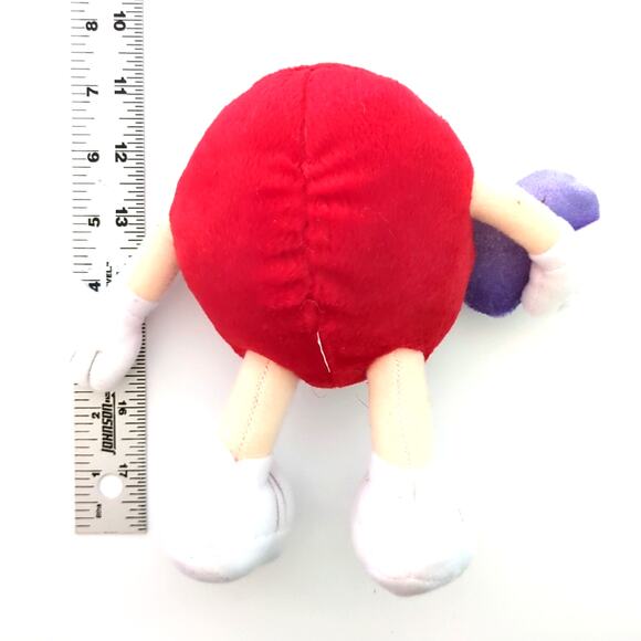 Vintage Red M&M Character Valentine's Day 7" Stuffed Animal Plush "Hot 4 U" - Picture 3 of 3